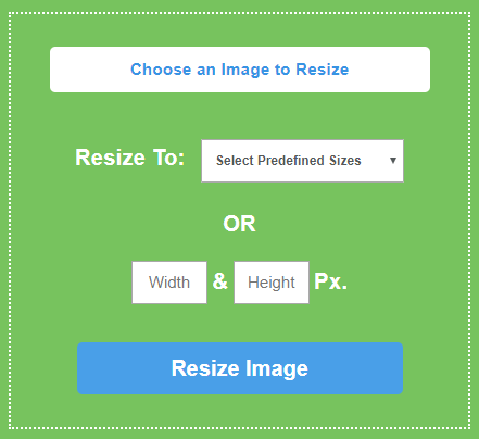 resize image online